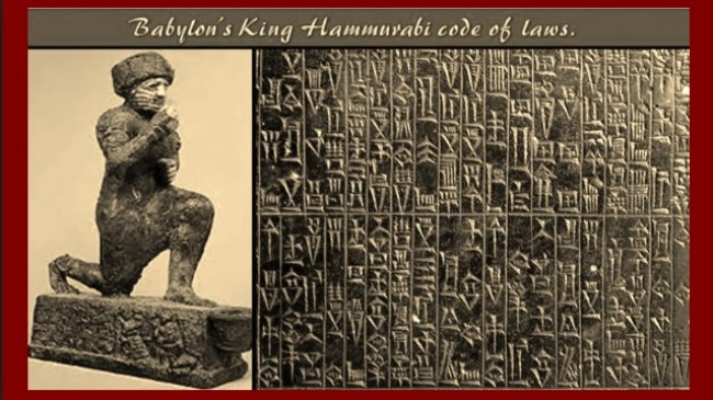 “Tm Peygamberlerin ilham kayna : HAMMURAB KANUNLARI”